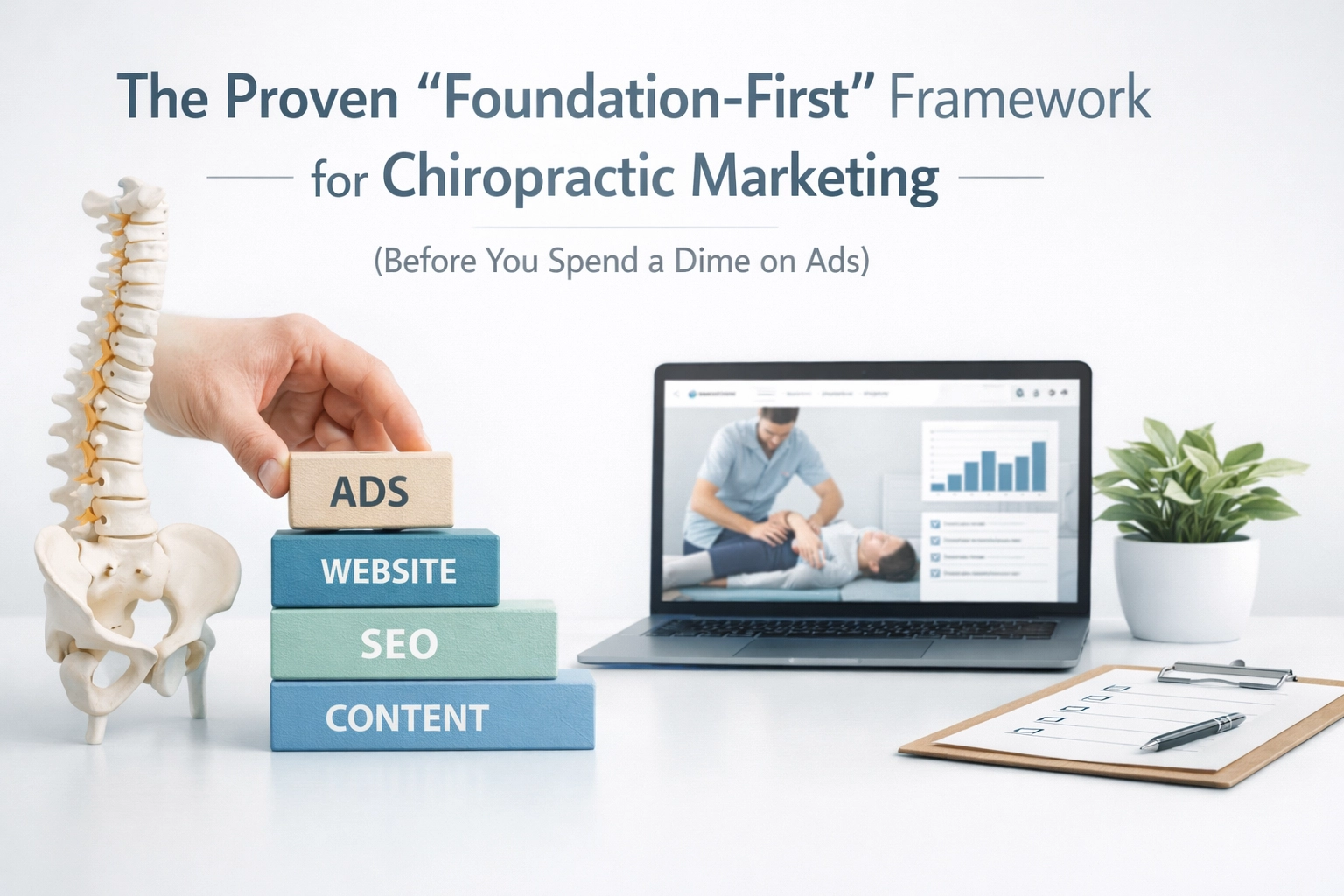 The Proven “Foundation-First” Framework for Chiropractic Marketing (Before You Spend a Dime on Ads)