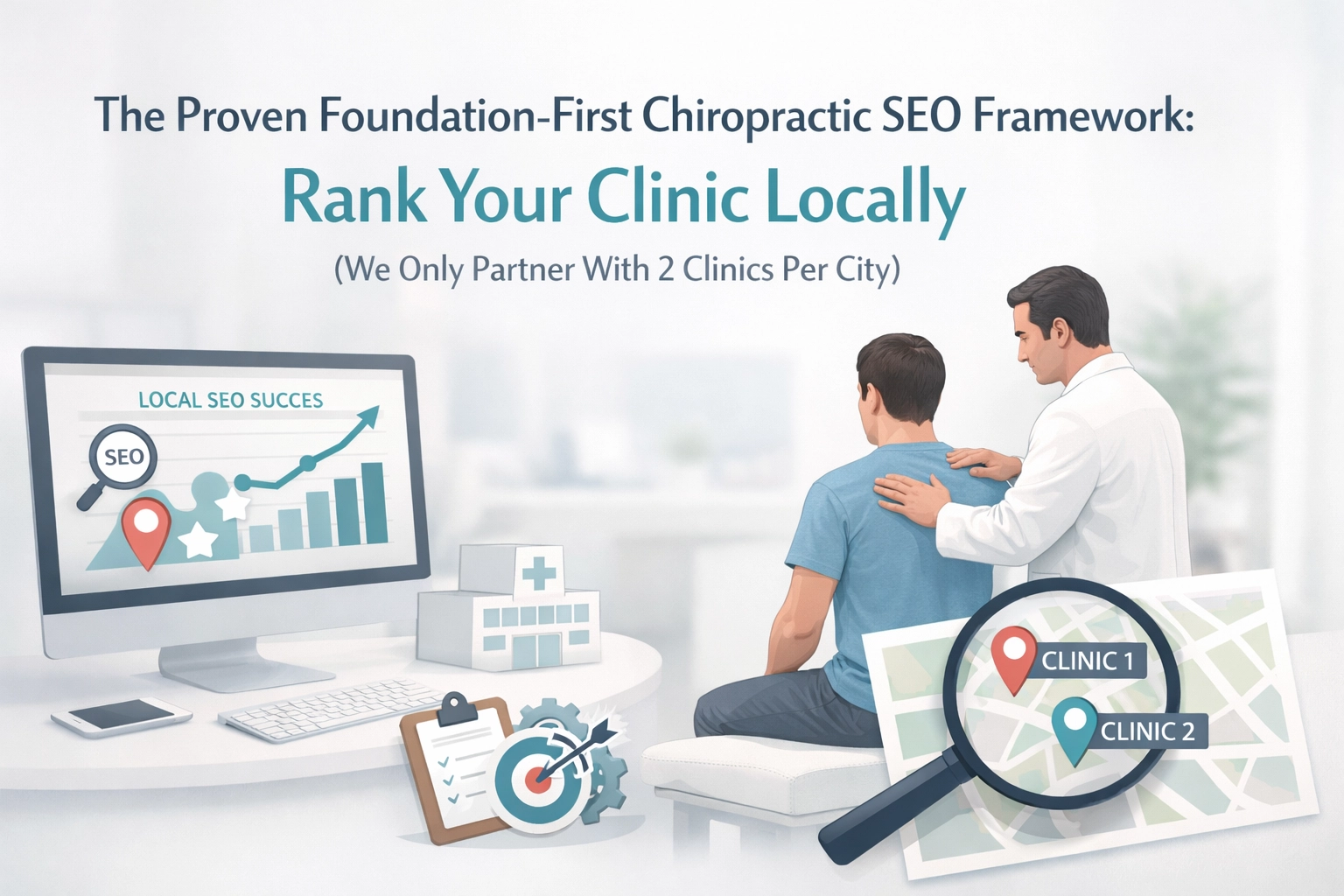 The Proven Foundation-First Chiropractic SEO Framework: Rank Your Clinic Locally (We Only Partner With 2 Clinics Per City)