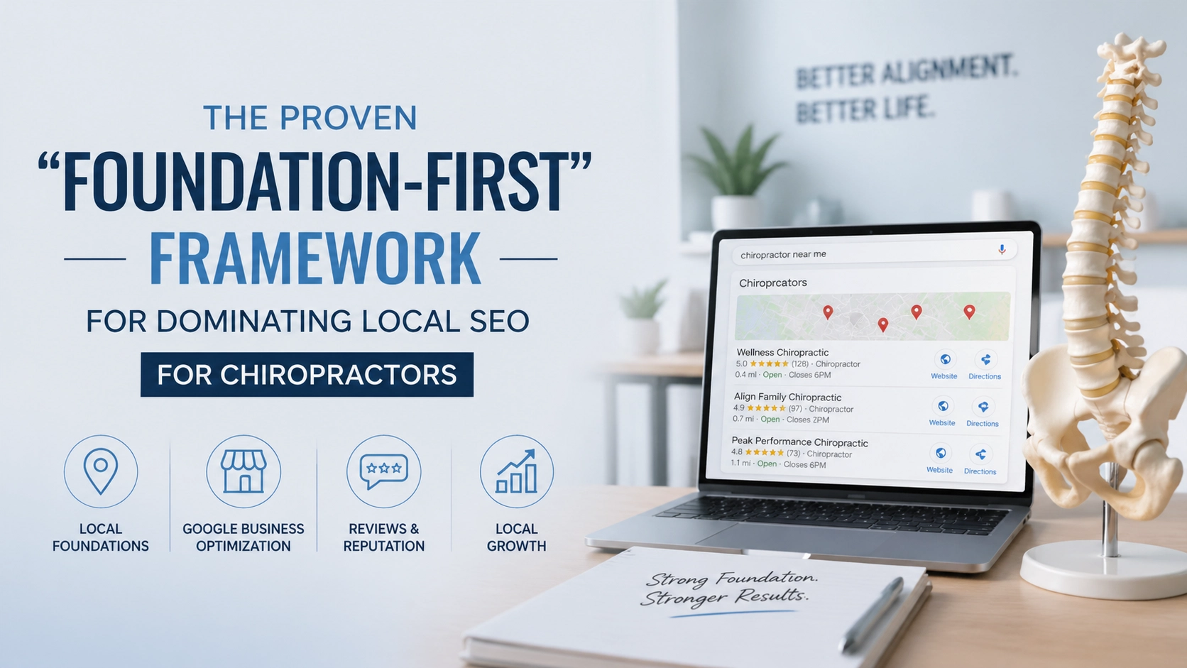 The Proven “Foundation-First” Framework for Dominating Local SEO for Chiropractors