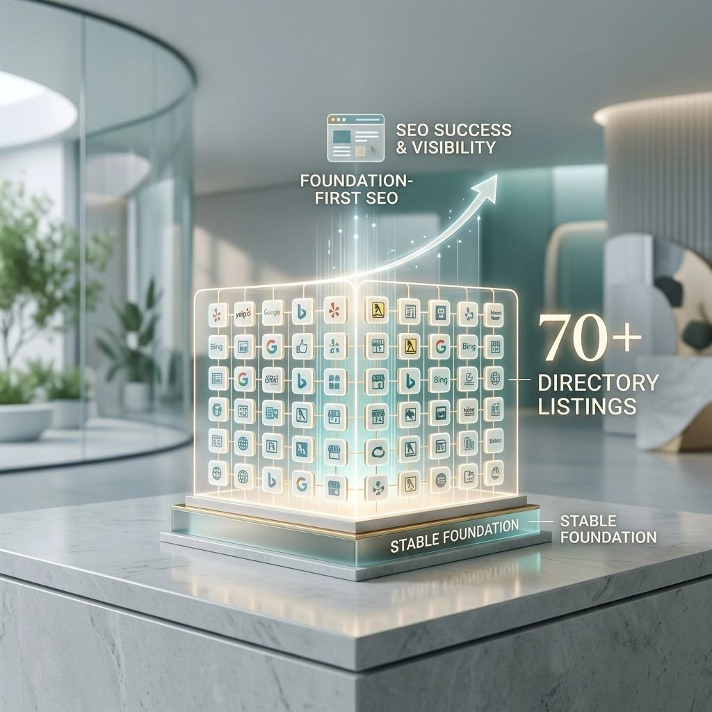 Foundation-First SEO Matters: Why 70+ Directory Listings Are Your Secret Weapon