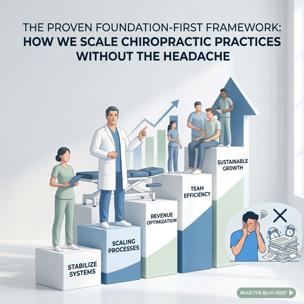 The Proven Foundation-First Framework: How We Scale Chiropractic Practices Without the Headache